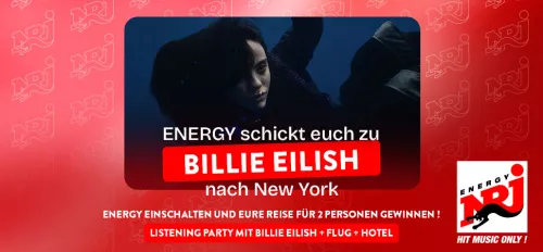 ENERGY schickt euch zu Billie Eilish